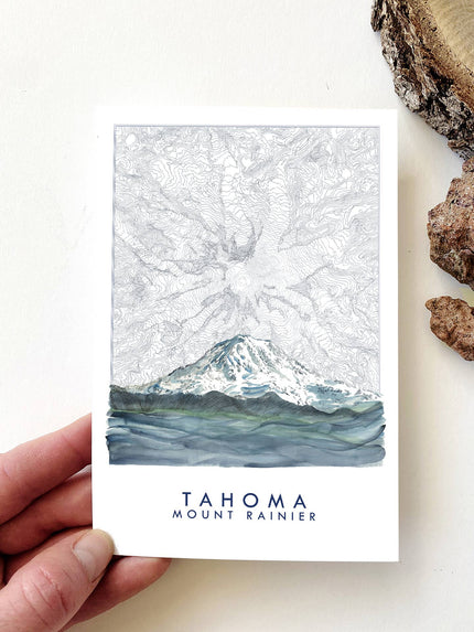 TAHOMA Mount Rainier WA Postcard