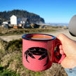 Crabby Ceramic Campfire Mug Coral