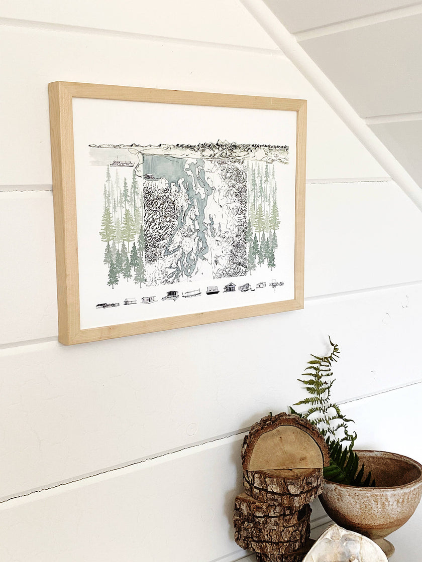 Puget Sound Life ART PRINT