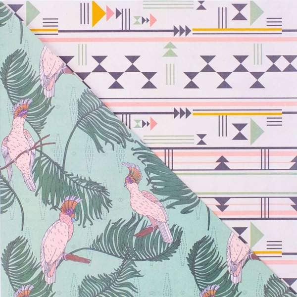 Flock Together / Tribal • Double-sided Eco Wrapping Paper
