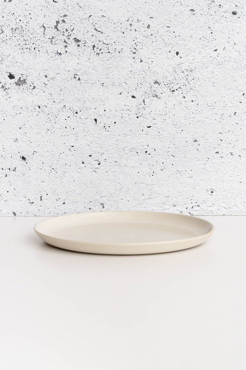 Stoneware Flat Dinner Plate