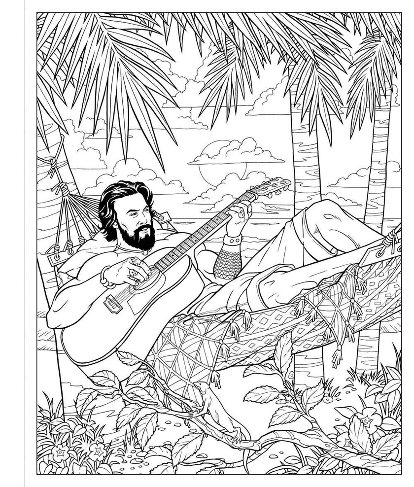Jason Momoa: A Coloring Book of Fantasies with an Epic Dream