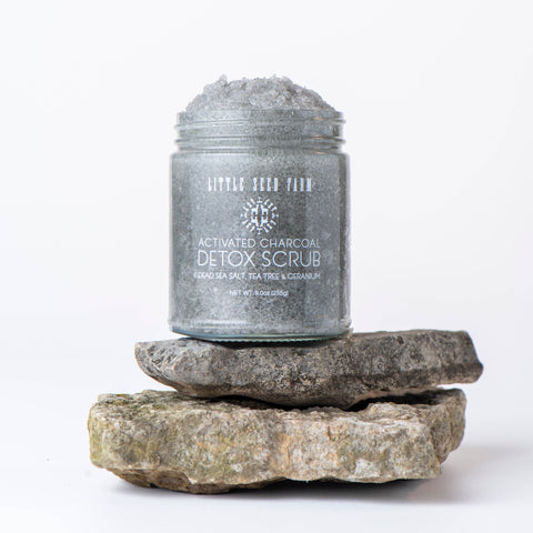 Activated Charcoal Detox Salt Scrub