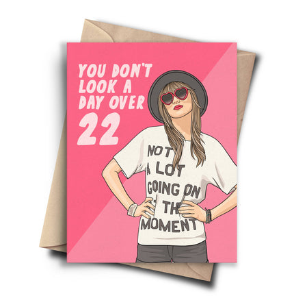 Taylor Swift 22 Birthday Card