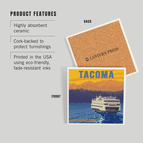 Tacoma Ceramic Coaster - image 3