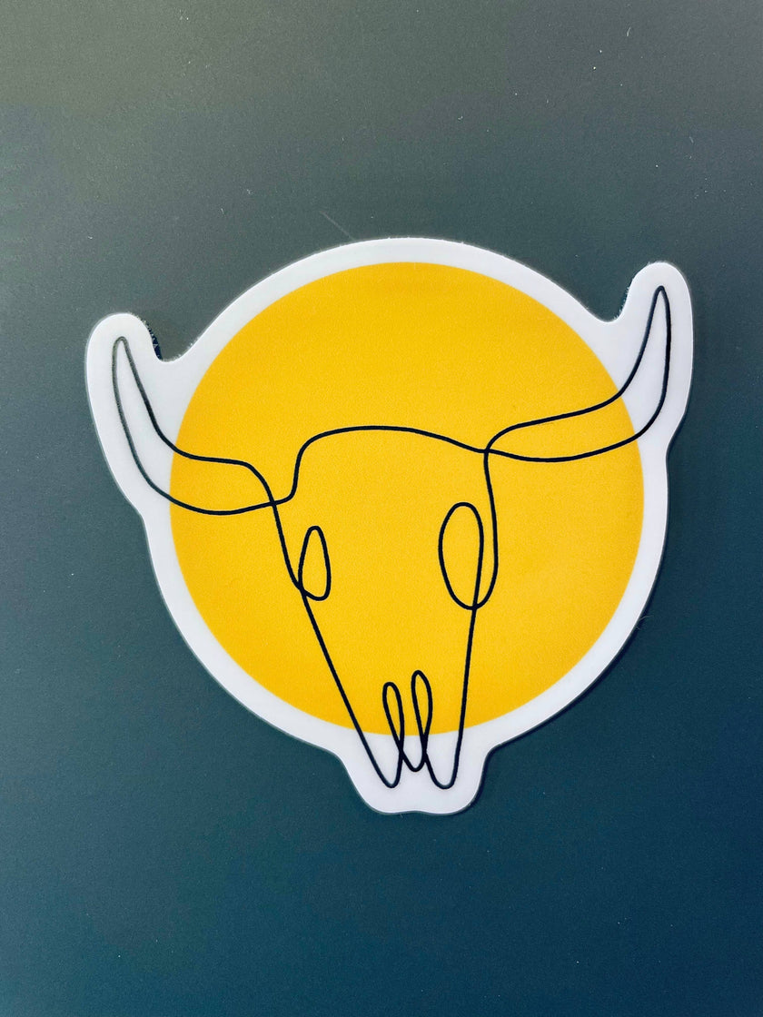 Bison Sticker
