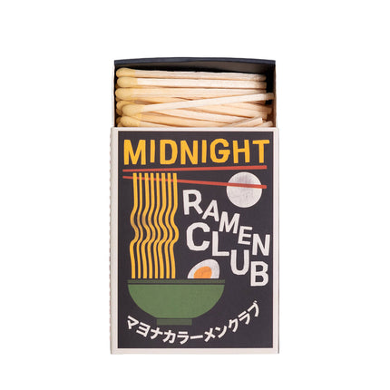 Midnight Ramen Club Safety Matches