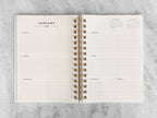 2025 Hard Cover Planner - Charcoal