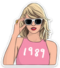 1989 Die Cut Sticker