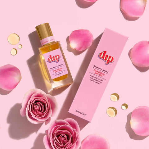 Dip Hair & Body Dry Oil - Rosewater & Jasmine