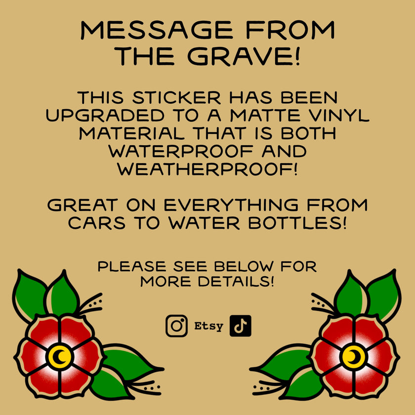 Hello! I'm Not Okay Sticker