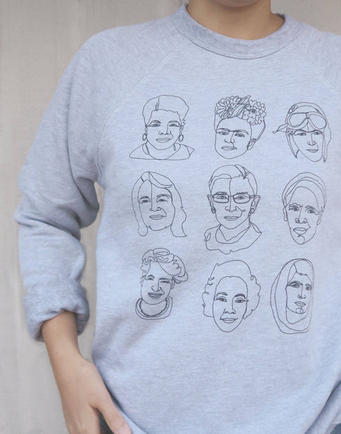 The Original 3x3 Badasses Athletic Gray Sweater