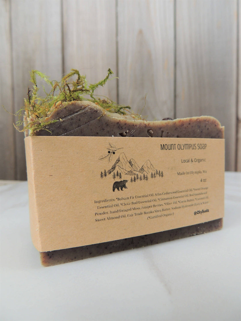 Mount Olympus Soap | Balsam Fir Atlas Cedarwood Clove Soap