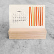 2025 Mini Desk Calendar, Abstract