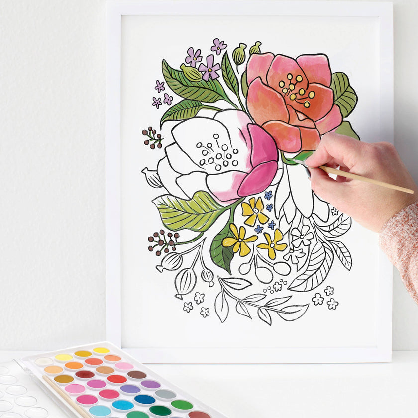 Paintable Art Print -  Botanical