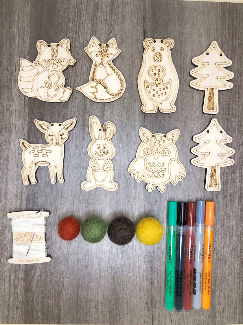DIY Craft Kit - Woodland Garland