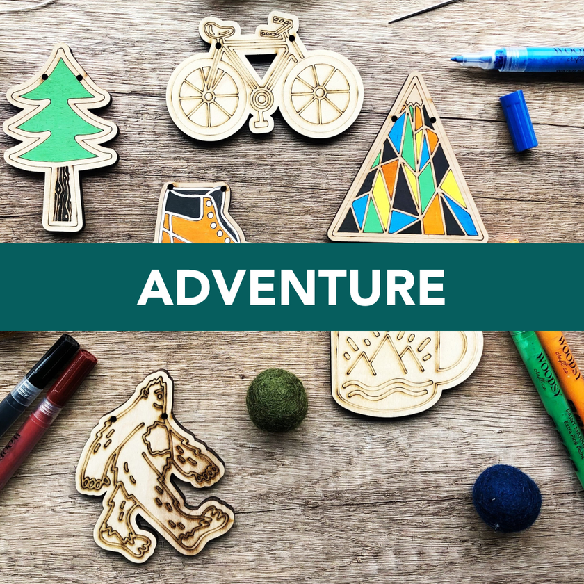 DIY Craft Kit - Adventure Theme Garland