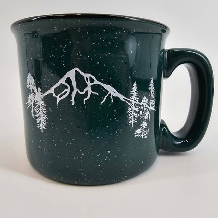 Mountain Forest Campfire Mug