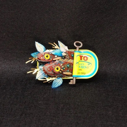 Diamond Triggerfish Tinned Fish Sculpture