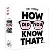 Card Game - How Did You Know That?