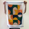 Geo Boho Colorblock Dish Towel