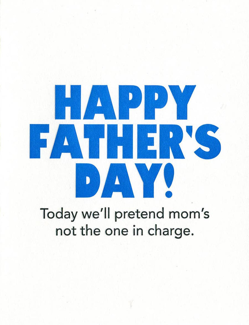 Not Mom Father's Day Greeting Card