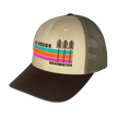 Tacoma Stripes and Trees Curved Billed Trucker Cap