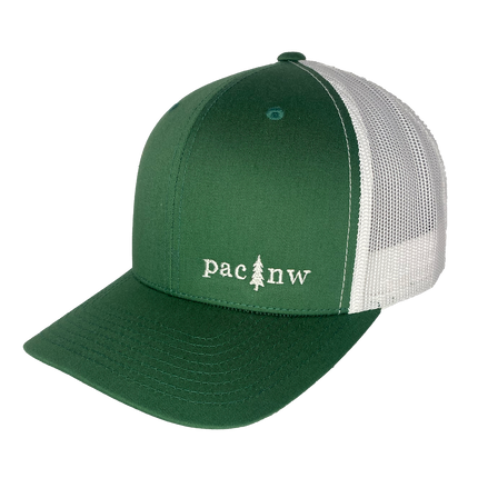 Pac NW Tree Curved Bill Trucker Cap