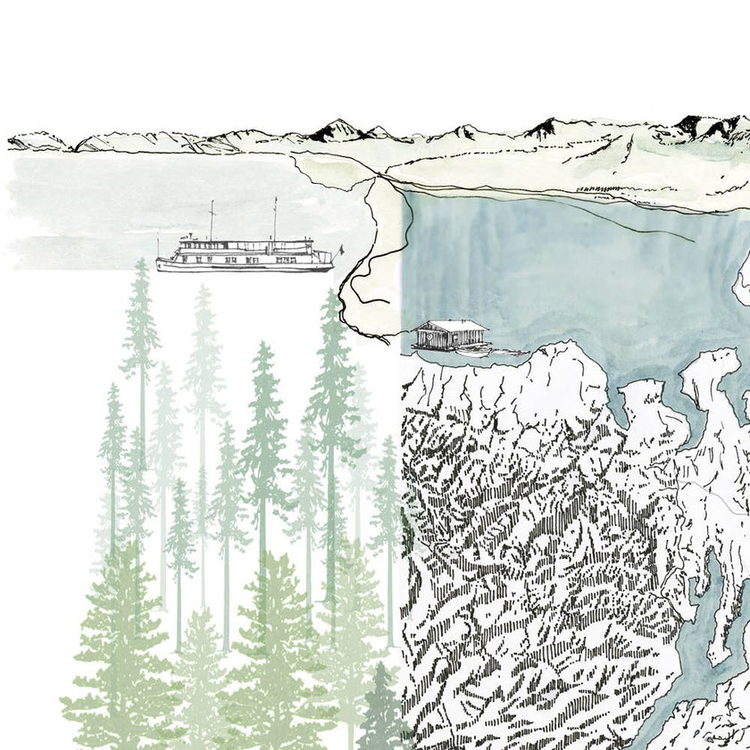 Puget Sound Life ART PRINT