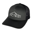 Simple Mountains Curved Bill Trucker Cap