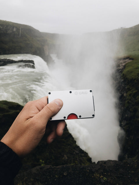 Grid Wallet // Silver Aluminum - image 5