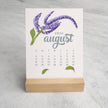 2025 Desk Calendar, Wildflower