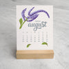 2025 Desk Calendar, Wildflower