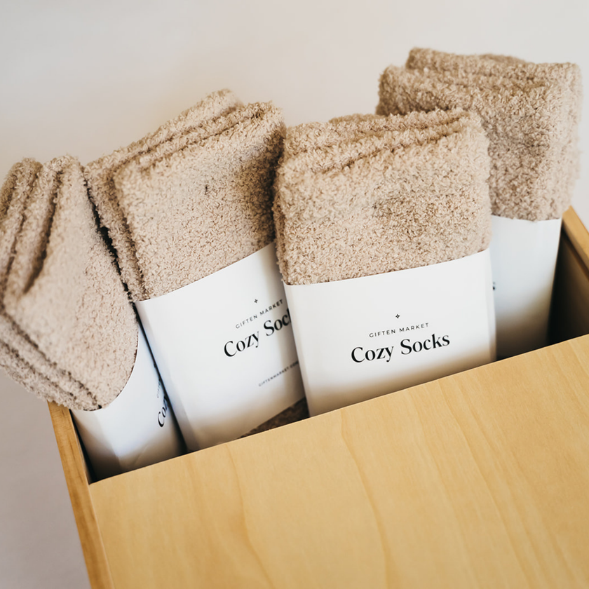 Ivory Cozy Socks