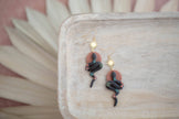 Clay Earrings - Desert Snakes