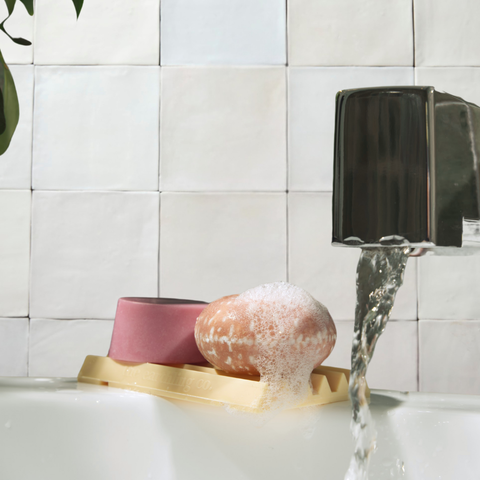 Self-Draining Silicone Soap Dish, Small
