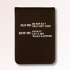 Old Me Vs New Me - Leatherette Pocket Journal