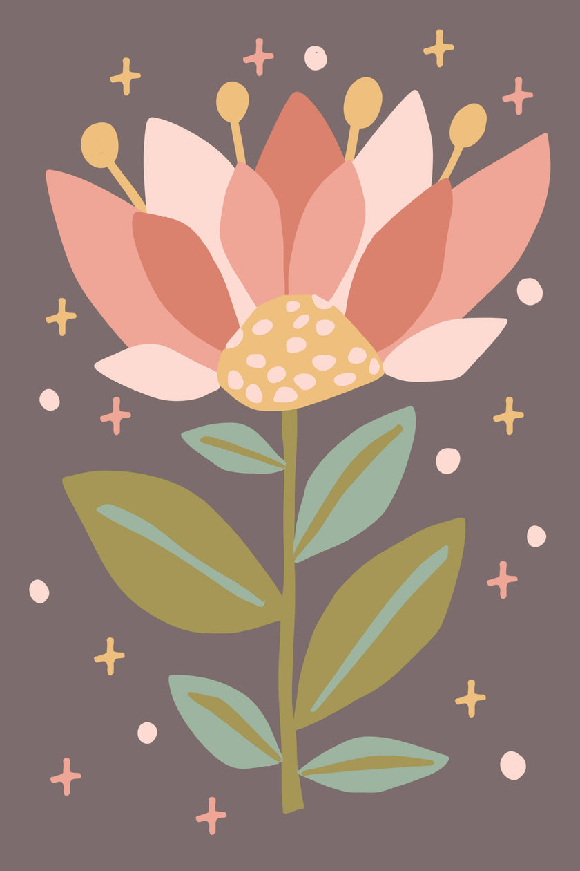 Mystic Flower Paint-by-Number Kit for Kids