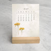 2025 Desk Calendar, Dried Field Flowers