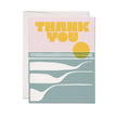 Ocean Sunset greeting card