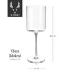 Laurel Crystal White Wine Glasses - Set of 2