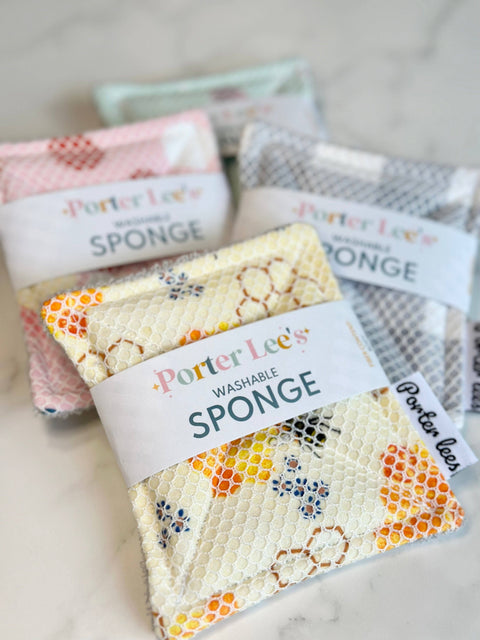 Washable Reusable Sponge - Grey
