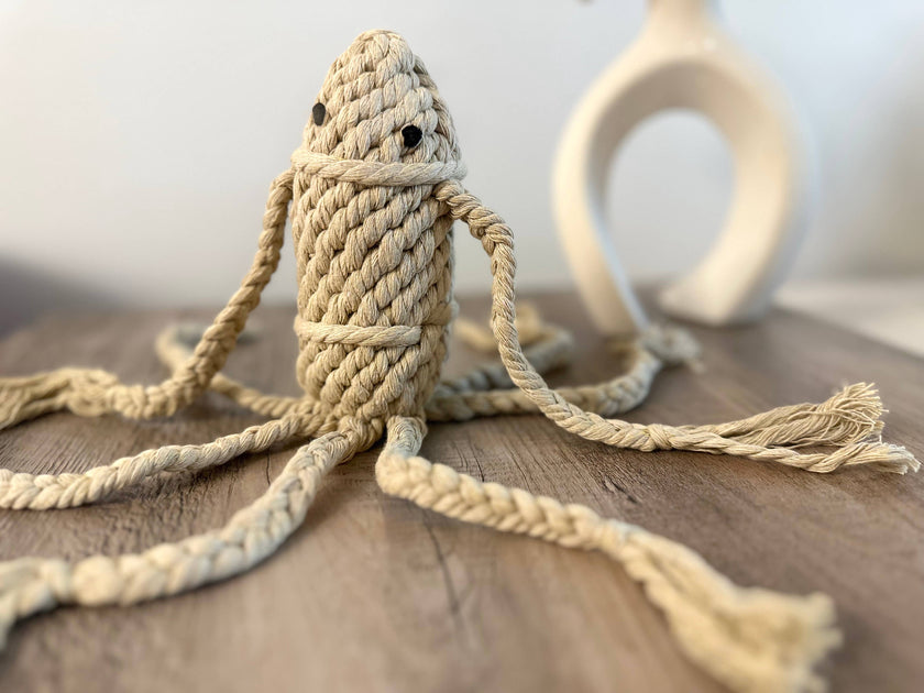 Squid Lady Rope Dog Toy
