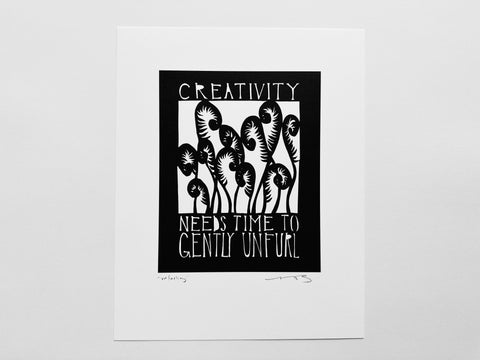 Unfurling 8x10 Print