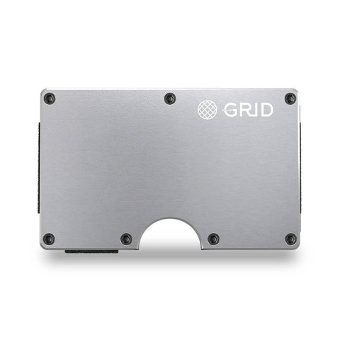 Grid Wallet // Silver Aluminum - image 2