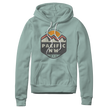 Sun over Mountain Stamp Premium Hoodie
