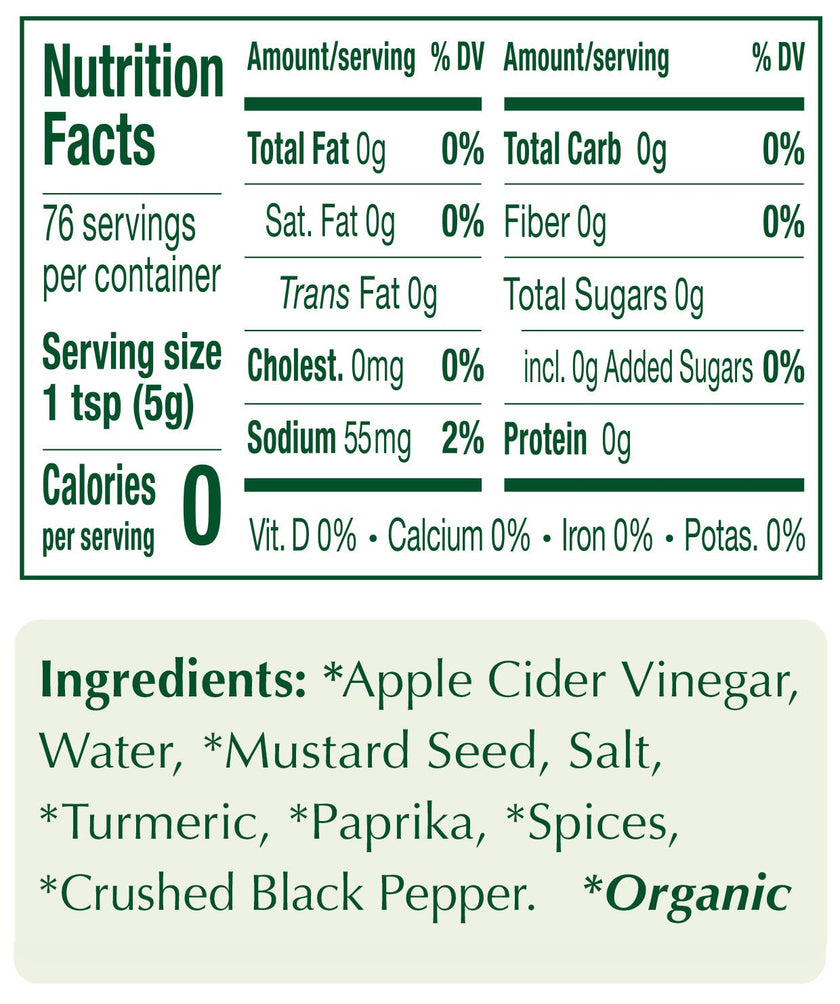 Portland Organic Yellow Mustard 13oz