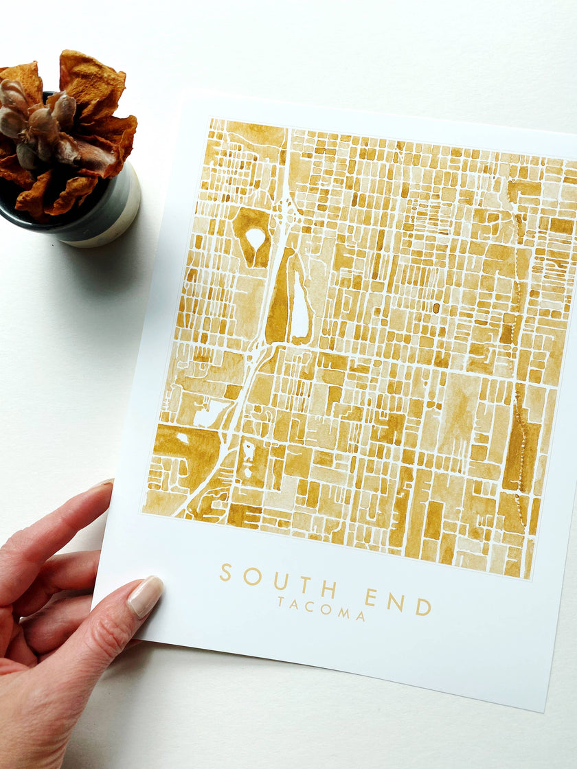 SOUTH END Tacoma ART PRINT