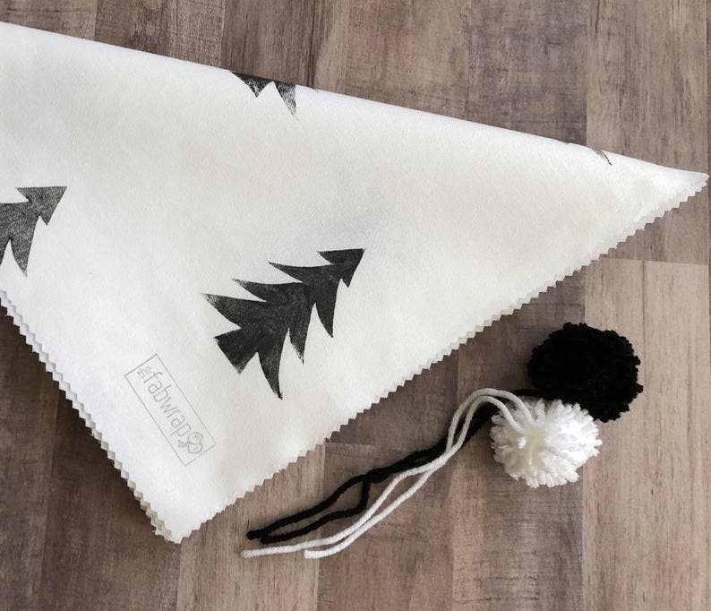 Fabric Gift Wrap - Christmas Tree