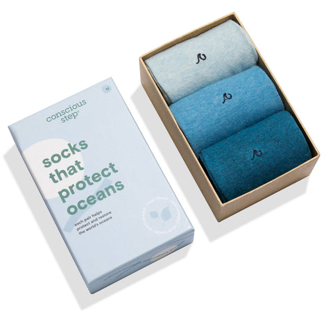 Protect Oceans Socks Gift Box